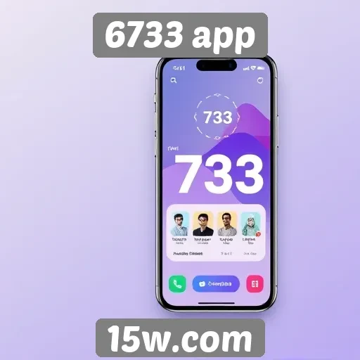 Interface do usuário do 6733 app é analisada